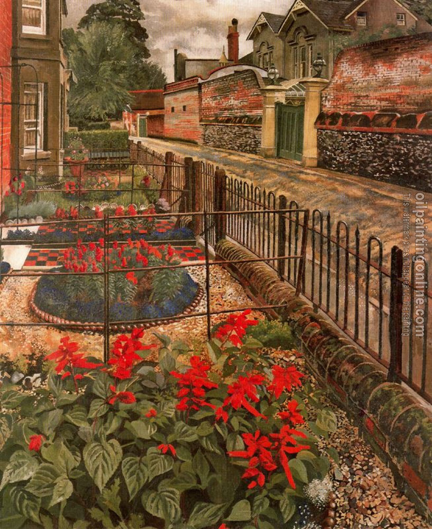 Stanley Spencer - Gardens in the Pound, Cookham